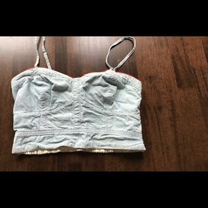 American eagle cropped tank